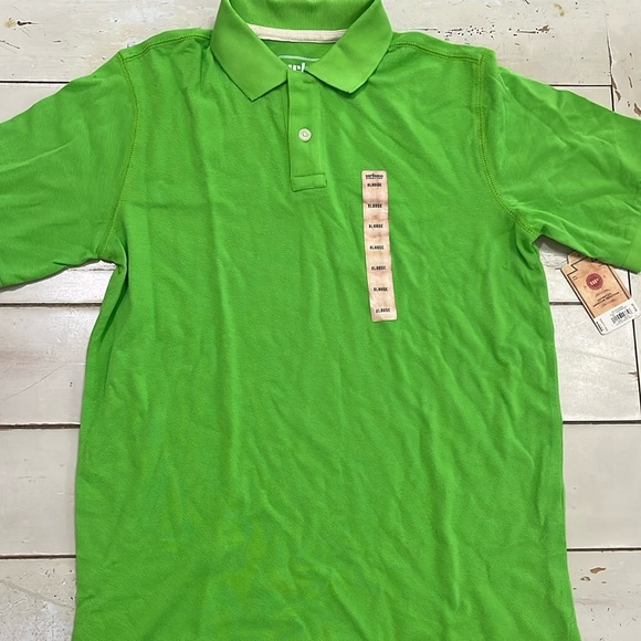urban pipeline Other - Urban Pipeline Boy’s Polo Shirt XLARGE Lime Green Short Sleeve 100% Cotton